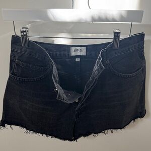 Agolde Dark Denim Jean Shorts